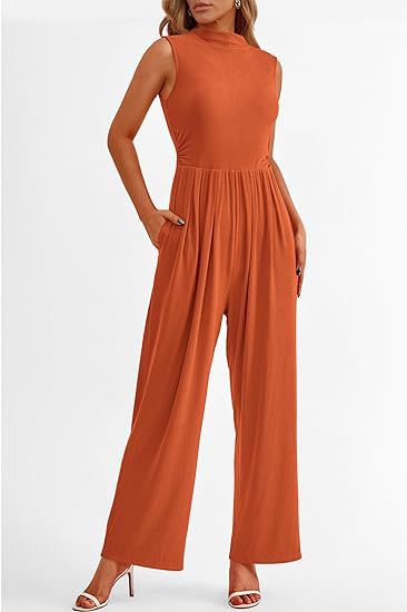 Dame elegant Flowy Jumpsuit Stilla