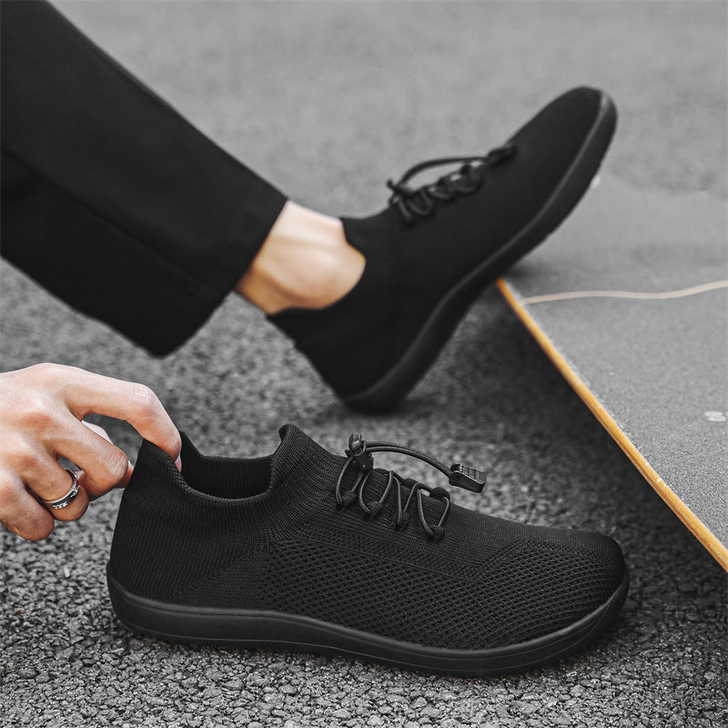 Herrer Åndbare Slip-On Sneakers med Elastisk Lukning Stilla