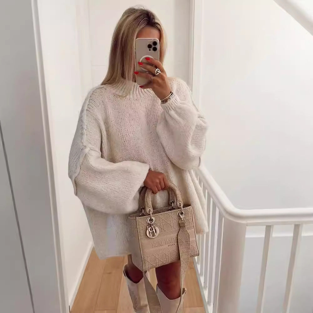 Femme Textured Knit Sweater Stilla