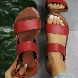 Dame Komfortable Sandaler med brede Remme og anatomisk formet Sål Stilla
