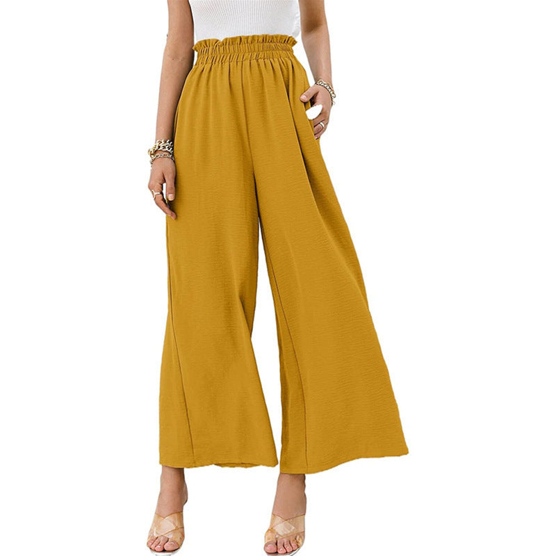 Dame Bredbenet Culotte med elastisk Bund Stilla