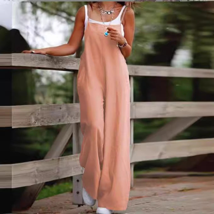 Stilla | Afslappet Bredbenet Jumpsuit