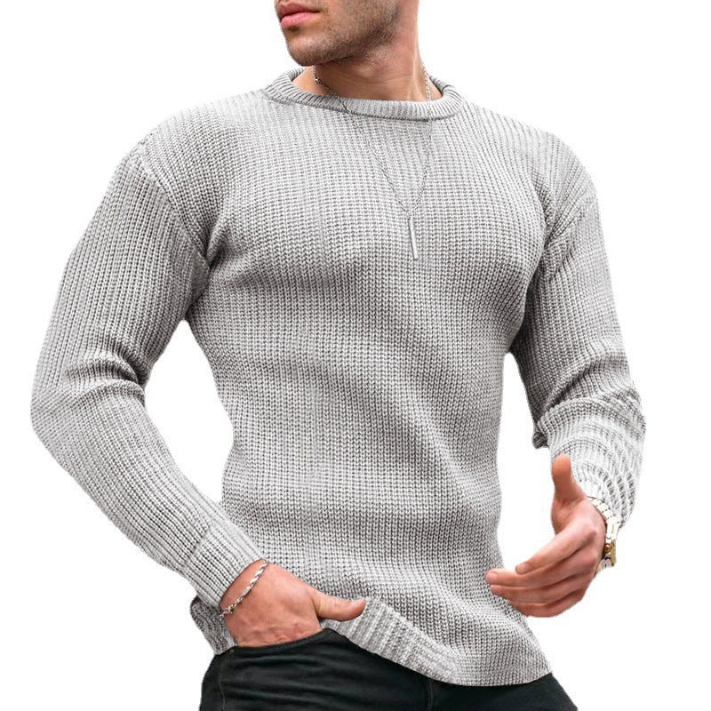 Herre casual sweatshirt lavet af struktureret stof Stilla