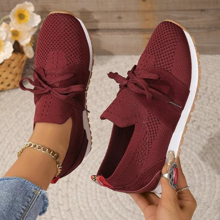 Dame åndbare sport sneakers med elastisk overmateriale Stilla