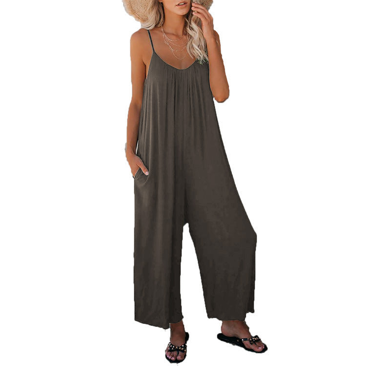 Dame Bohemian Løst Sidende Jumpsuit Stilla