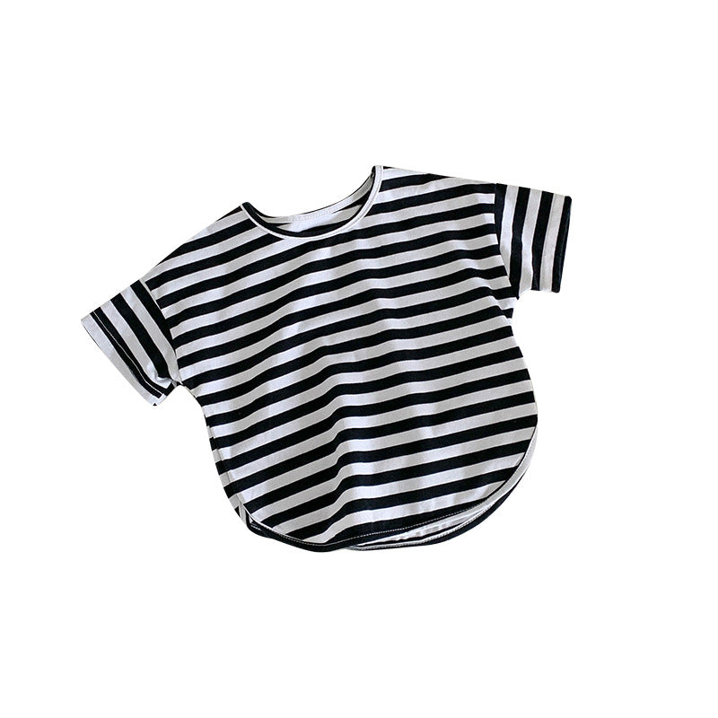 Børns stribede kortærmet T-shirt Stilla