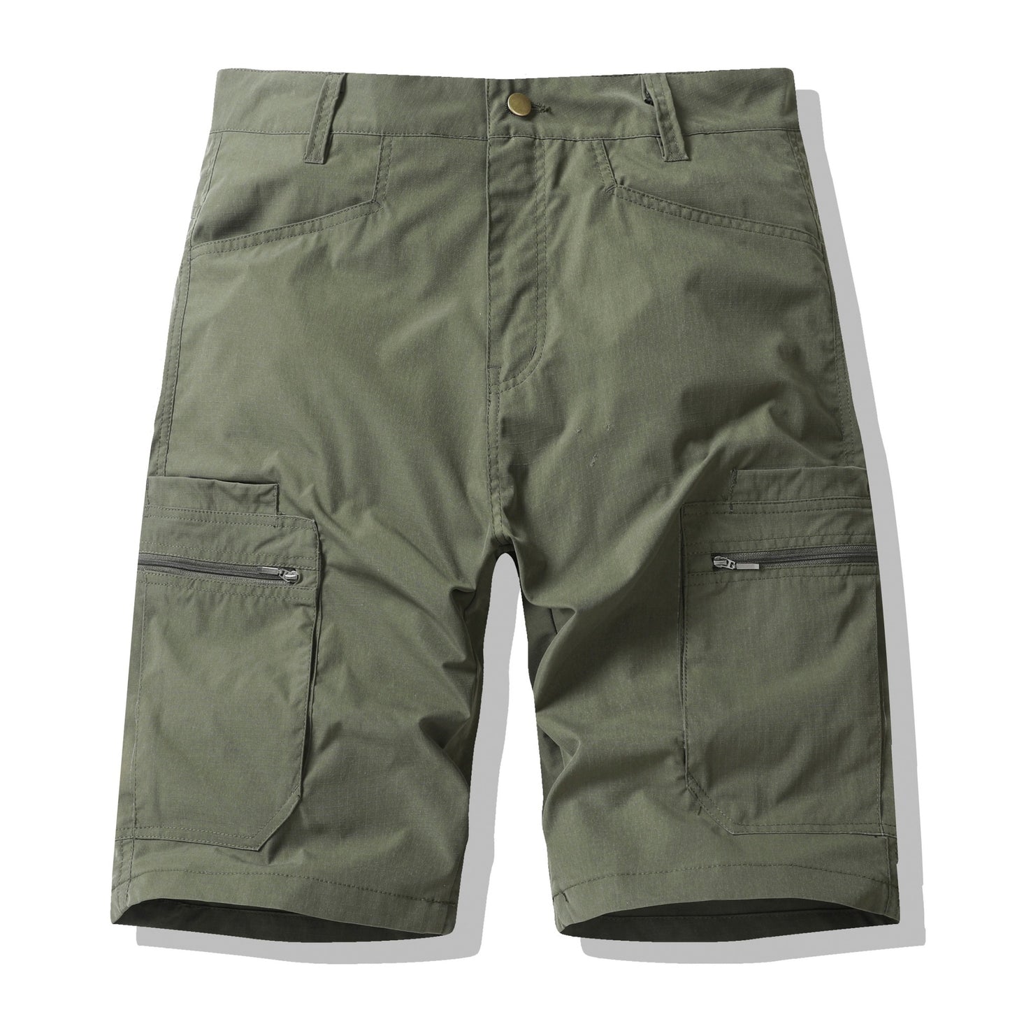 Herrer Funktions-Cargoshorts med praktiske lynlåslommer Stilla