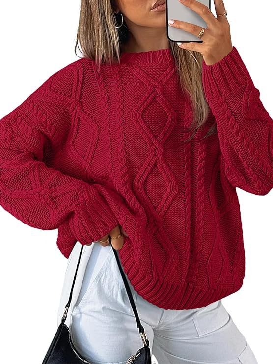 Dame Grovstrik Pullover Stilla