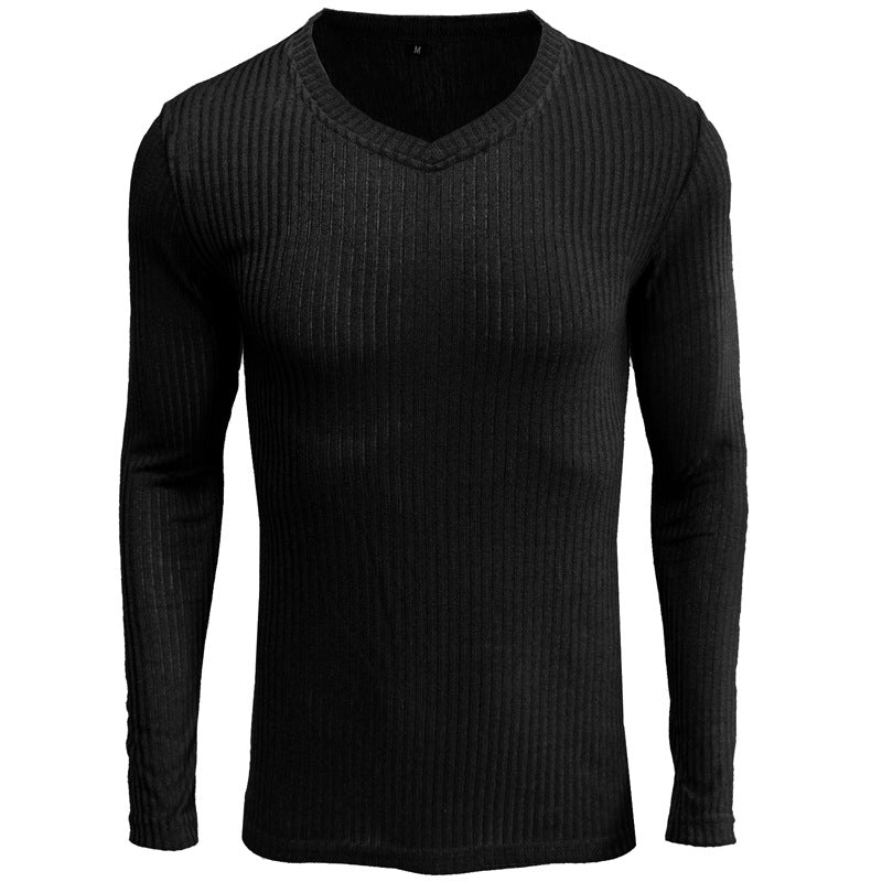 Herrer V-hals cardigan lavet af kvalitets ribstrik Stilla