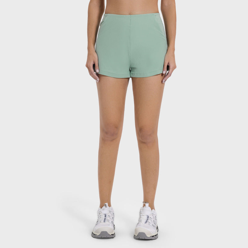 Stilla | Elastiske Åndbare Tråd Yoga Shorts Til Kvinder Behagelige Sport Fitness Bukser