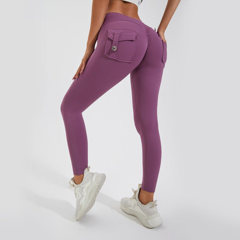 Damer Sporty Leggings med praktiske lommer Stilla