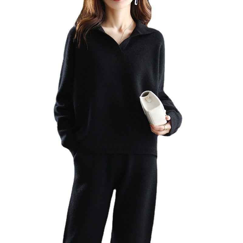 Femme Cozy Knit Loungewear Sæt Stilla