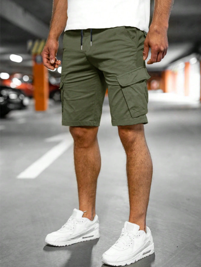 Herren multifunktionale Cargo-Shorts med praktiske sidelommer Stilla