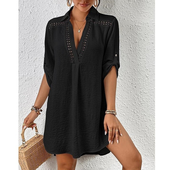 Dame afslappet strandkjole Stilla