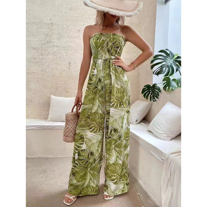 Dame Strapless Floral Bred Ben Jumpsuit Stilla