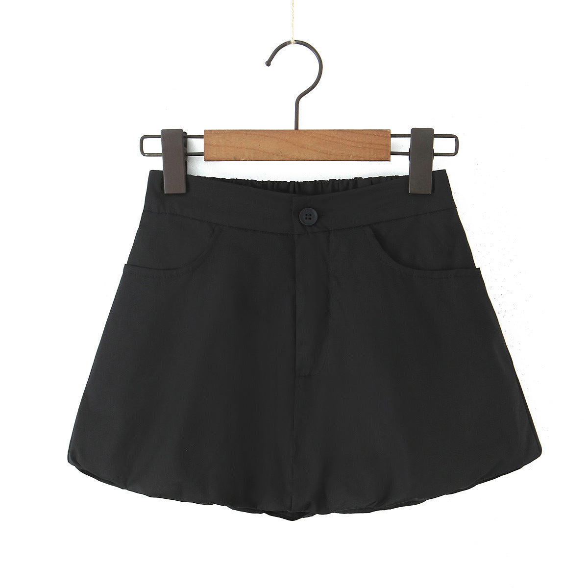 Dame afslappet A-linje nederdel med praktiske lommer og elastisk talje Stilla