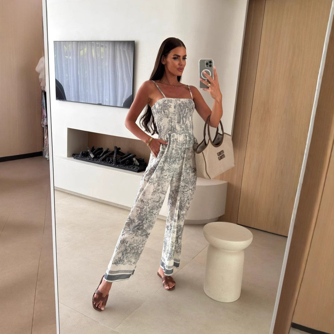 Dame Floral Print Jumpsuit Stilla