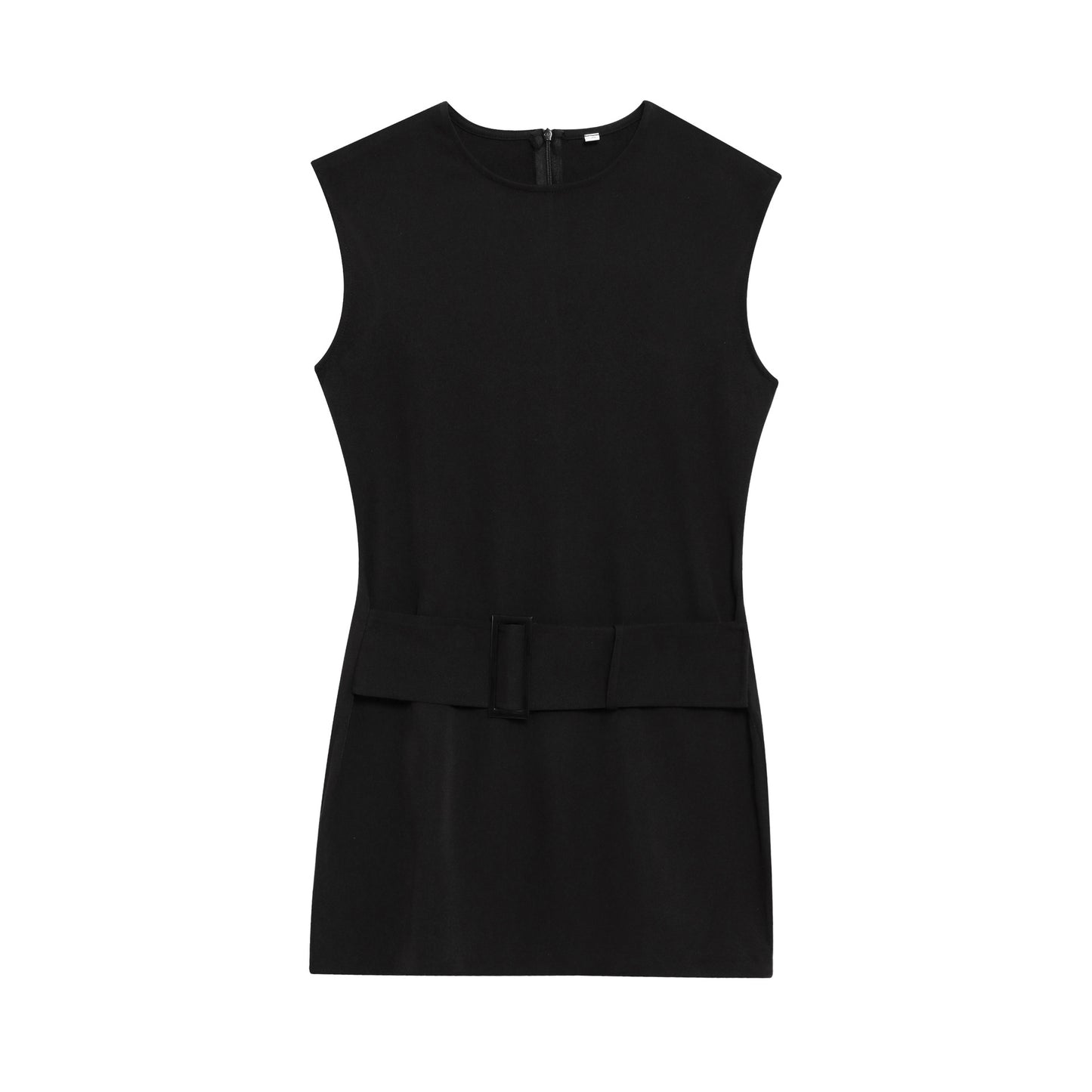 Femme Sleek Struktureret Bælte-top Mini Kjole Stilla