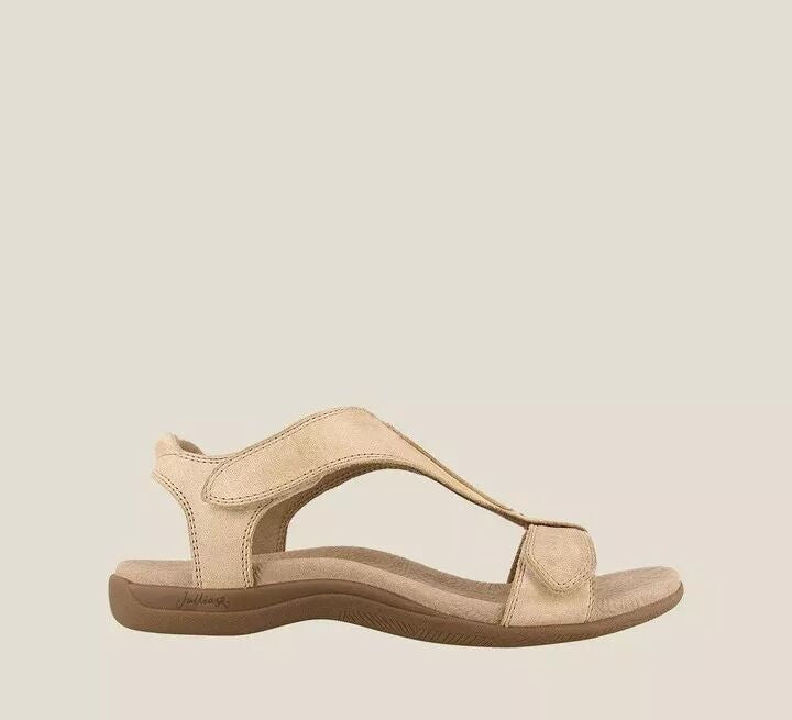 Dame fritidssandaler med justerbare remme og ergonomisk fodseng Stilla