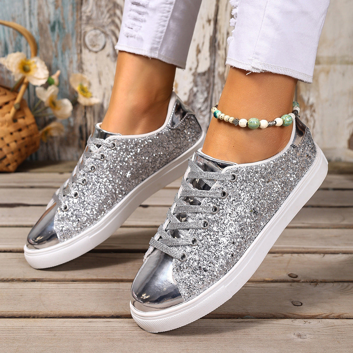 Dame Glamourøse Sneakers Stilla
