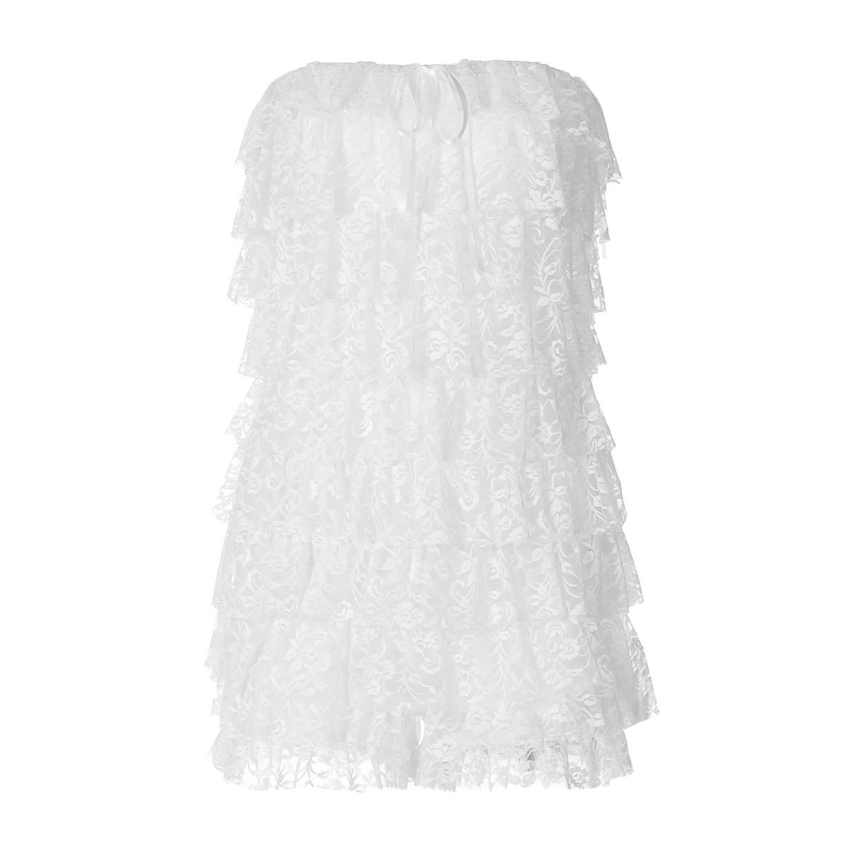 Dame Legesymasket Rullemønster Jumpsuit i Spids Stilla
