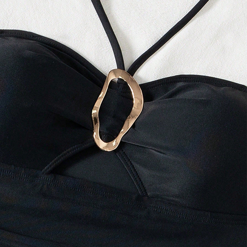 Dame Cut-Out Halter Neck Enstykke Badetøj Stilla