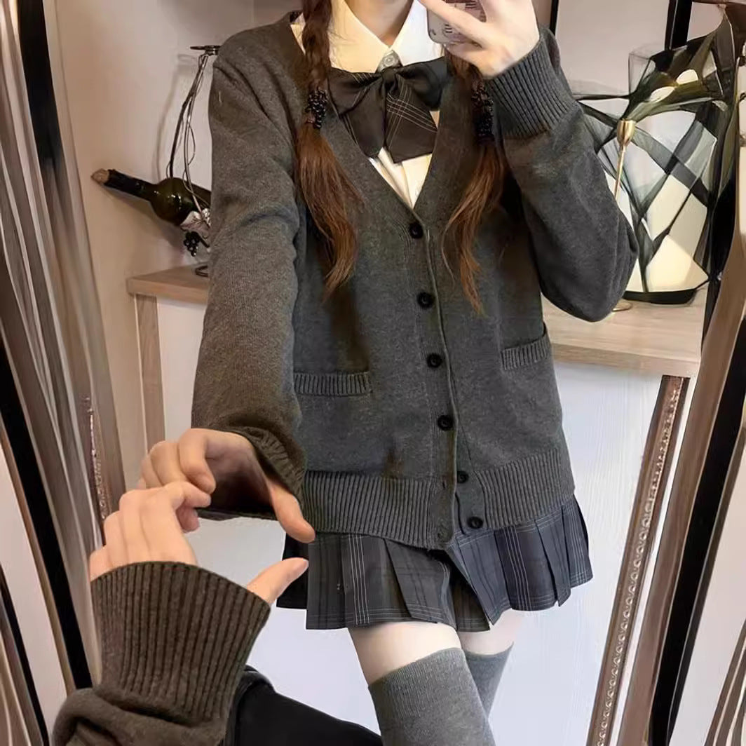 Femme Sejlkrave Cardigan med Sløjfedetalje Stilla