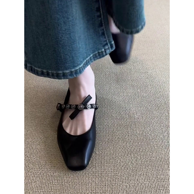 Dame Dekorative Remme Mary Jane Ballerinas Stilla