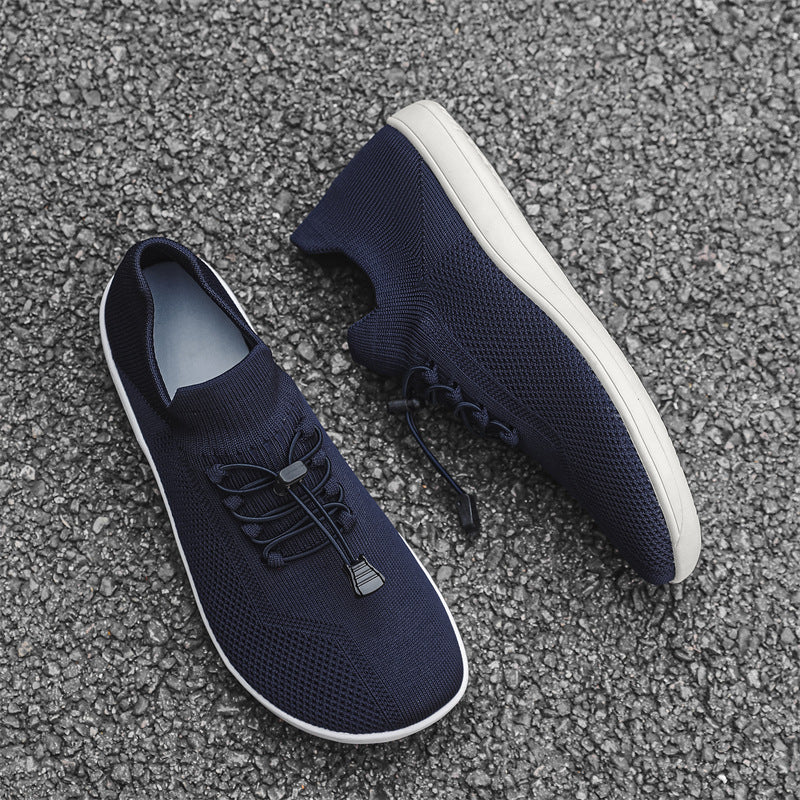 Herrer Åndbare Slip-On Sneakers med Elastisk Lukning Stilla