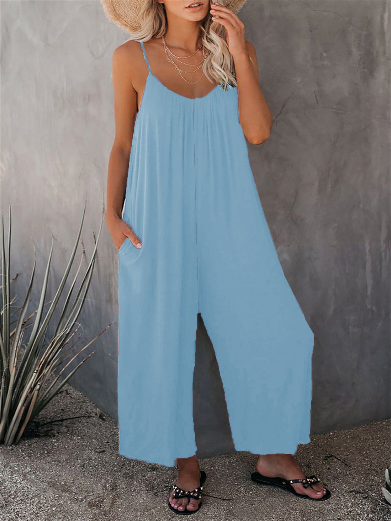Dame Bohemian Løst Sidende Jumpsuit Stilla