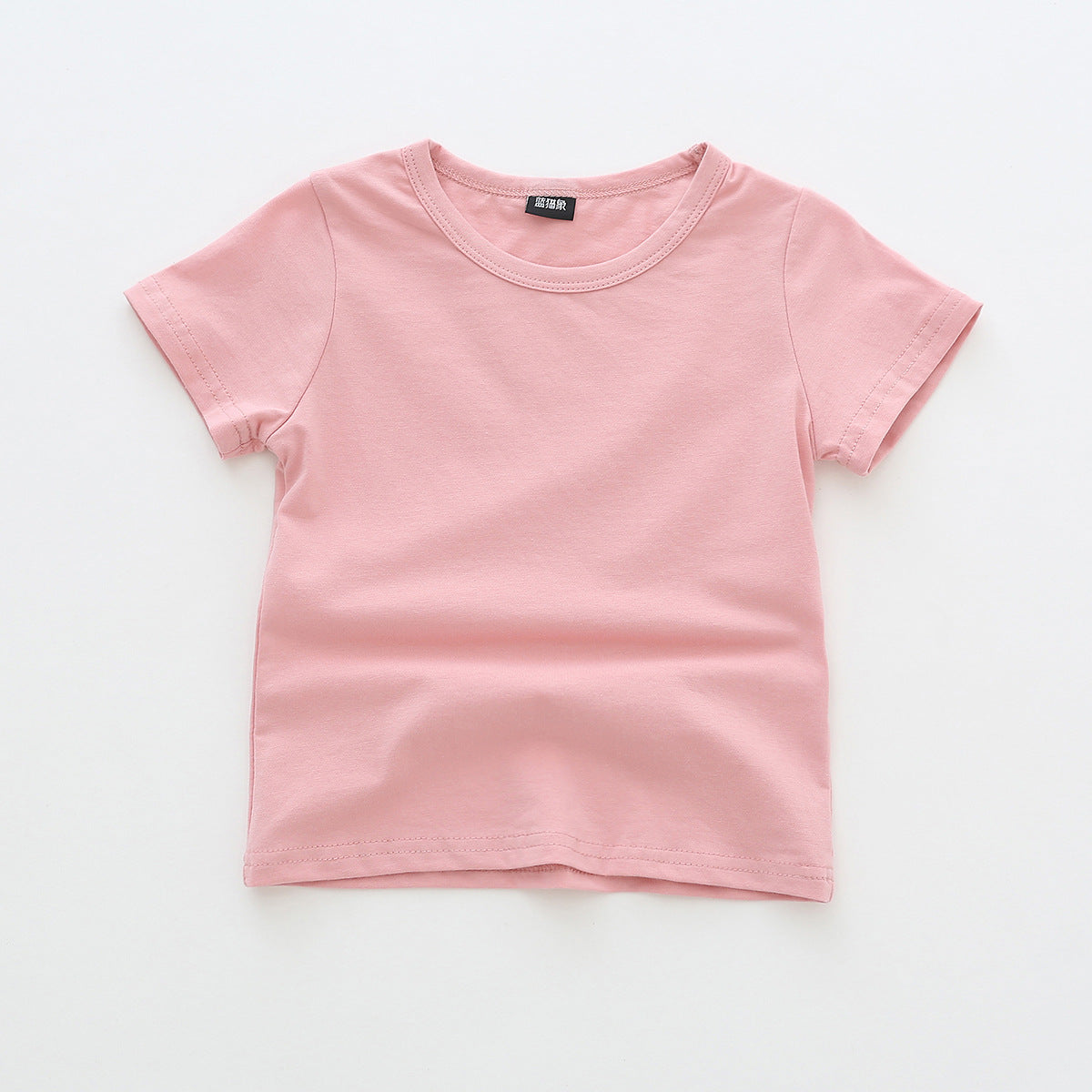 Børns Kortærmet Basic Rundhalset T-Shirt Stilla