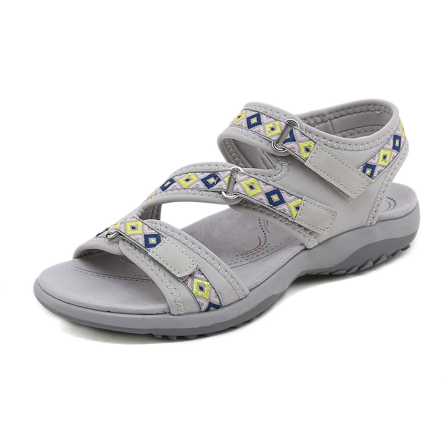 Dame Sporty Trekking-Sandaler med justerbare stropper og skridsikker sål Stilla