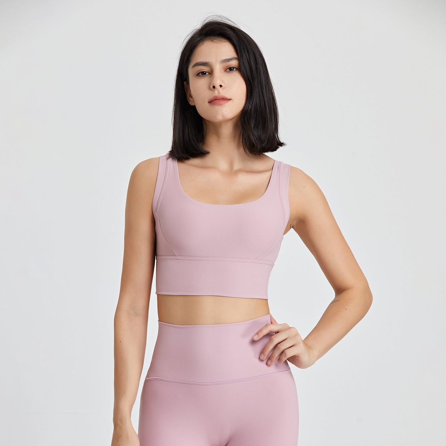 Stilla | Strength Nude Feel Yoga Bra Beauty Back Push up Fitness Vest Til Kvinder