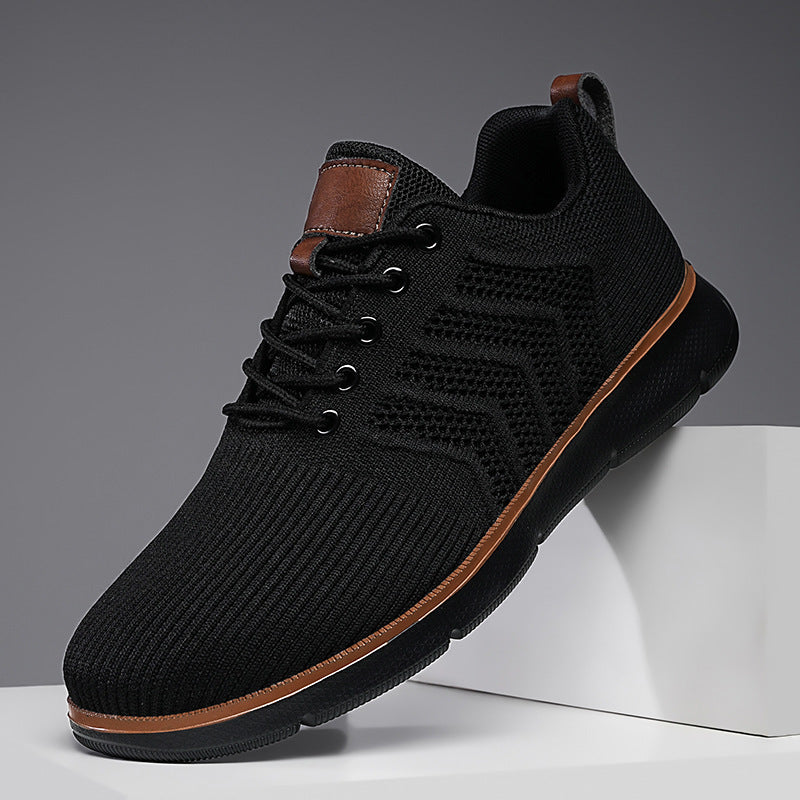 Herre alsidige åndbare strik-sneakers med ortopædisk støtte Stilla