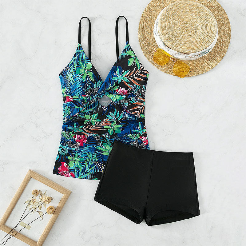 Dame Floral Cut-Out Badedragtsæt Stilla
