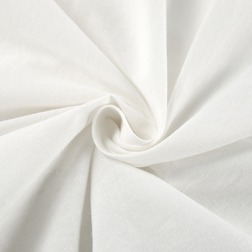 Dame afslappet oversized-bluse og bred bukser sæt Stilla