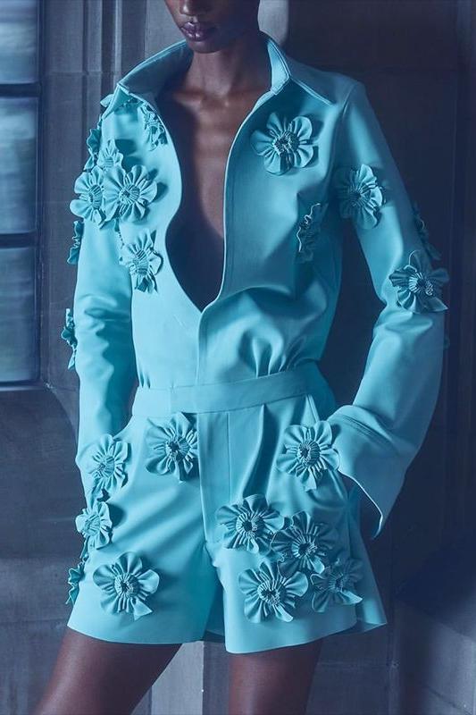 Stilla | Blomster Design Talje Slimmende Jumpsuit