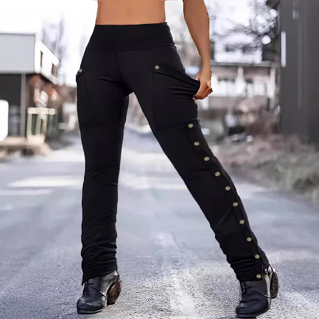 Dame funktionsleggings med praktiske lommer og elastisk talje Stilla