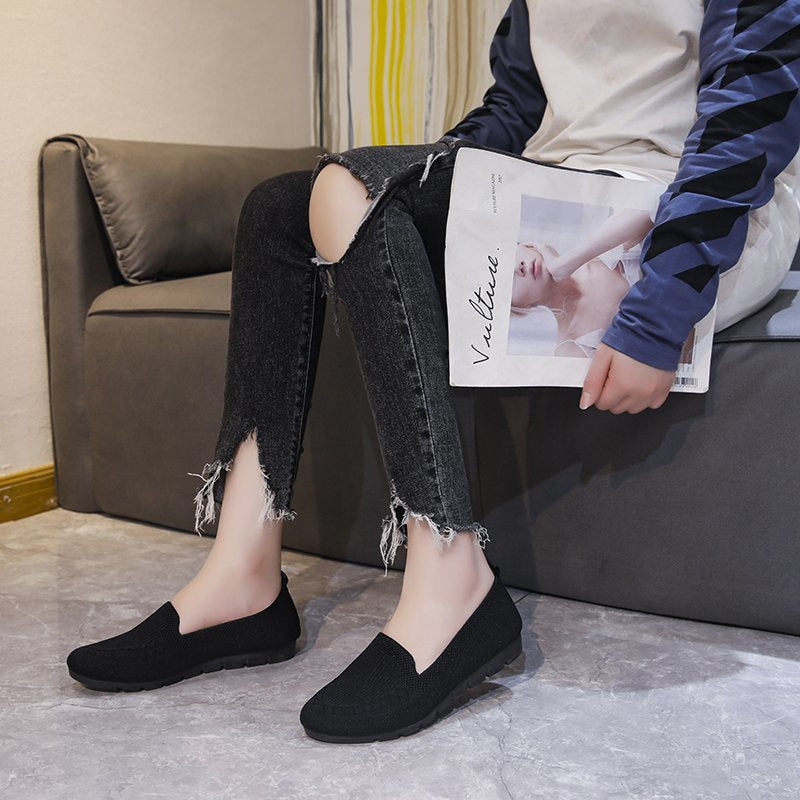 Dame elastiske Slippers med åndbart overmateriale Stilla