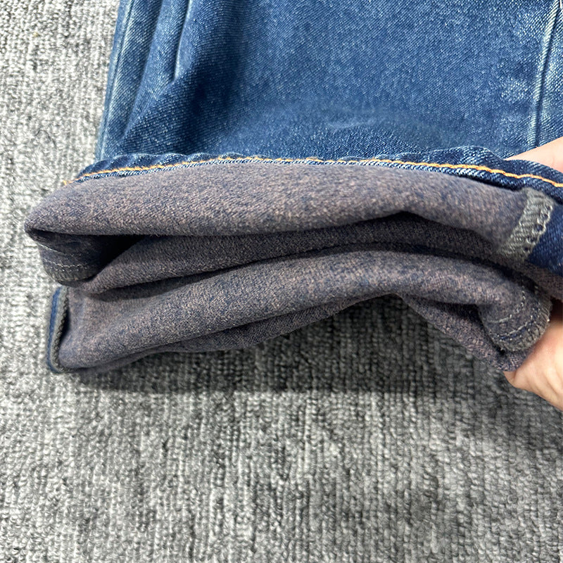 Dame Stretch-Jeans med høj talje og komfortabel indvendig linning Stilla
