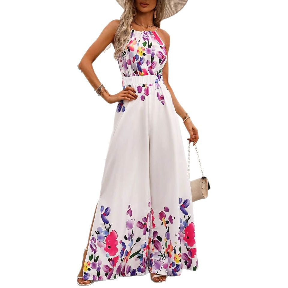 Dame Blomster Bred Ben Jumpsuit Stilla