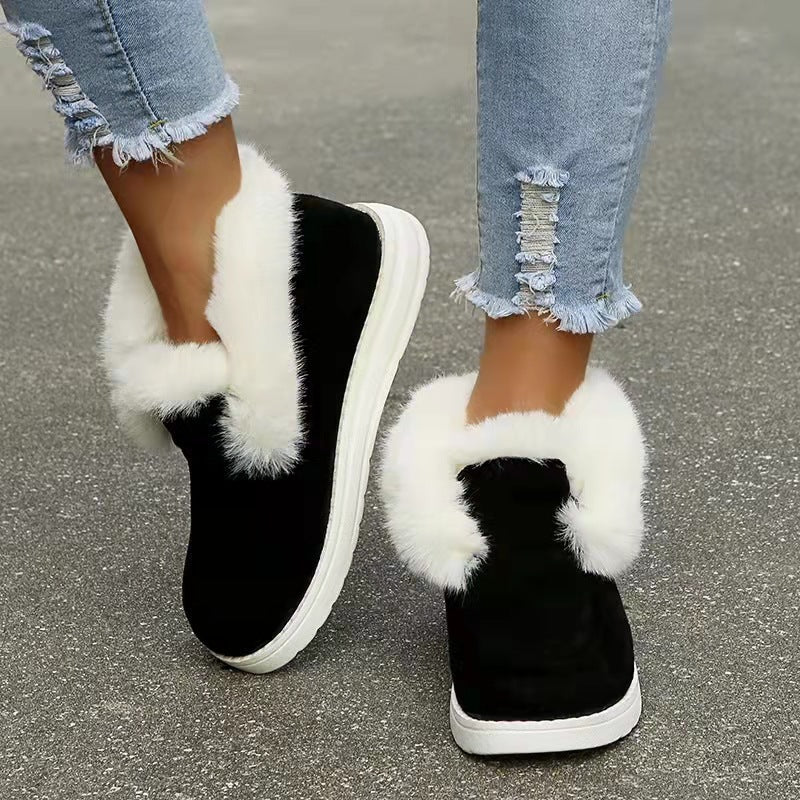 Dame Behagelige Flauschnetz Slippers med skridsikker sål og åndbart foer Stilla