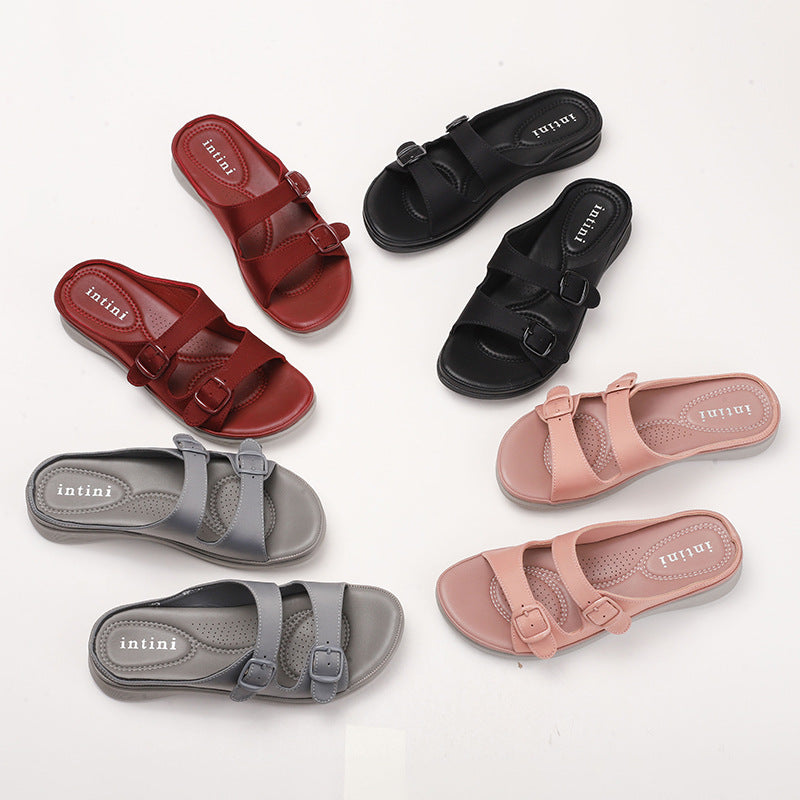 Dame Komfort-sandaler med justerbare remme og anatomisk fodbund Stilla