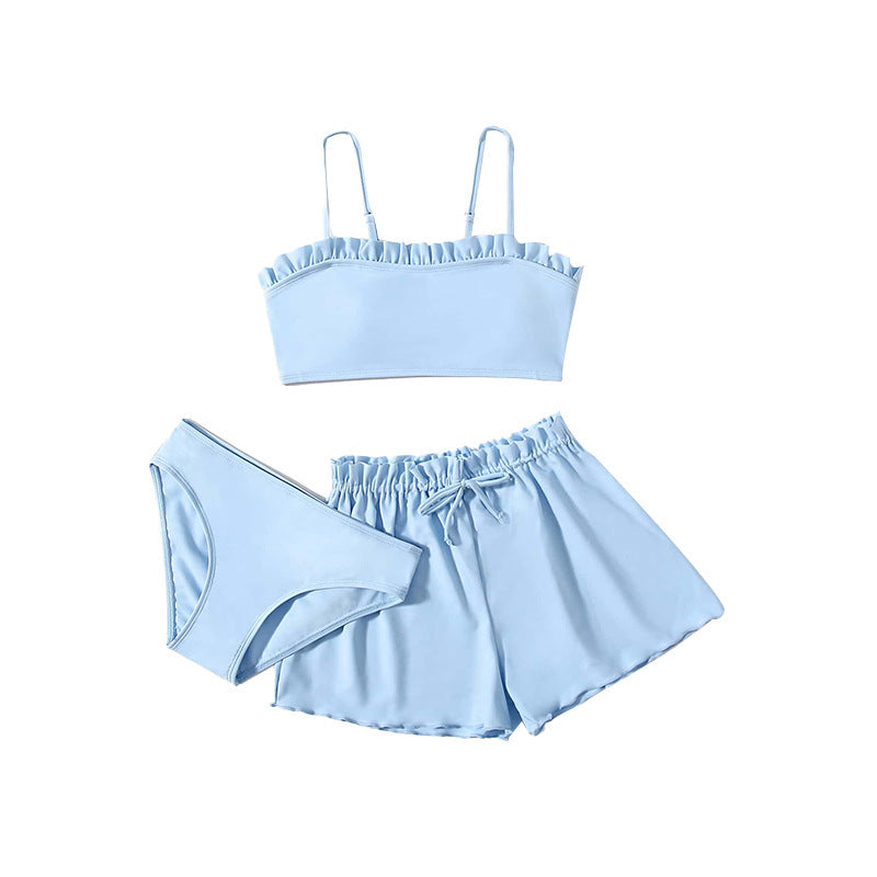 Dame bikini-sæt med smal top og komfortable shorts Stilla