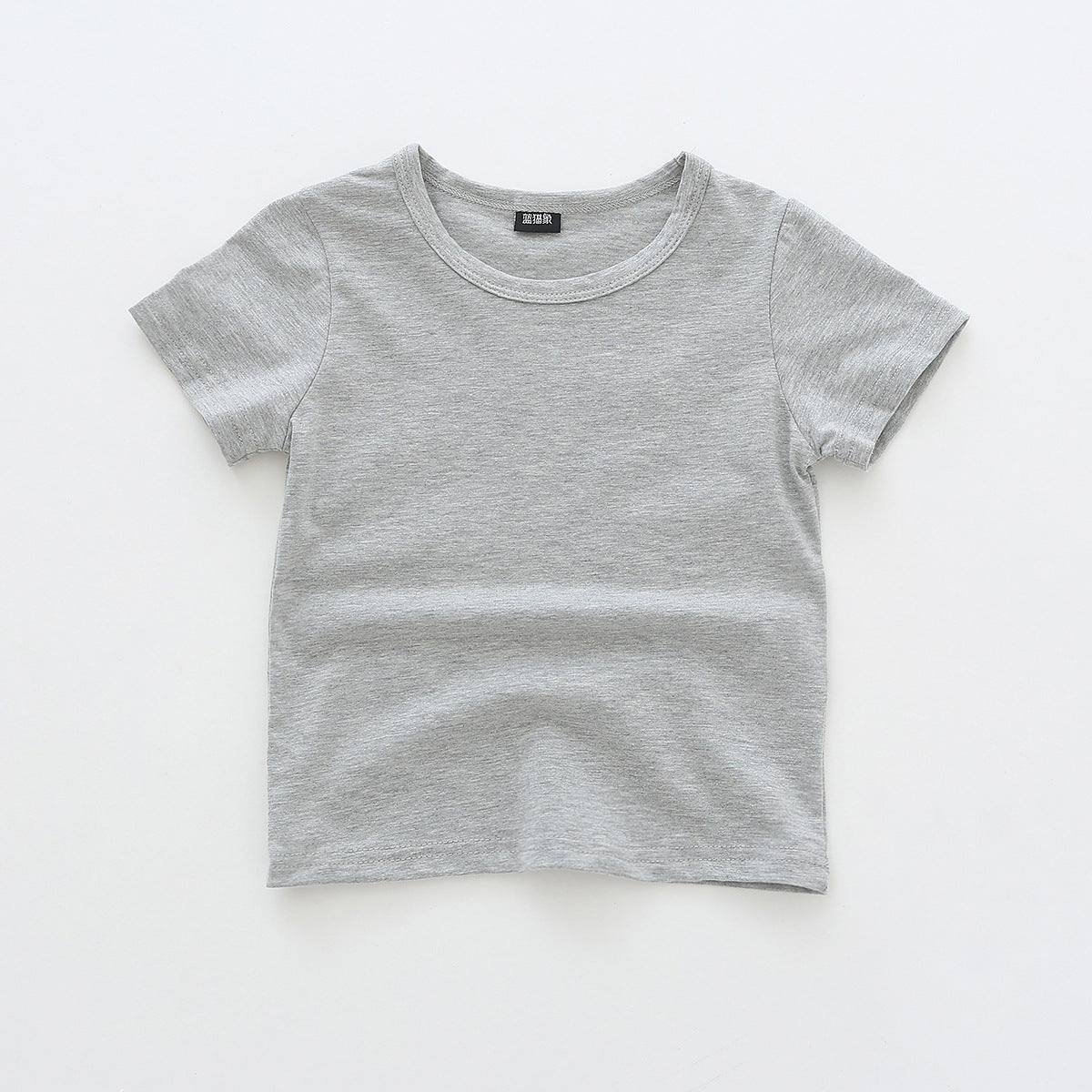 Børns Kortærmet Basic Rundhalset T-Shirt Stilla