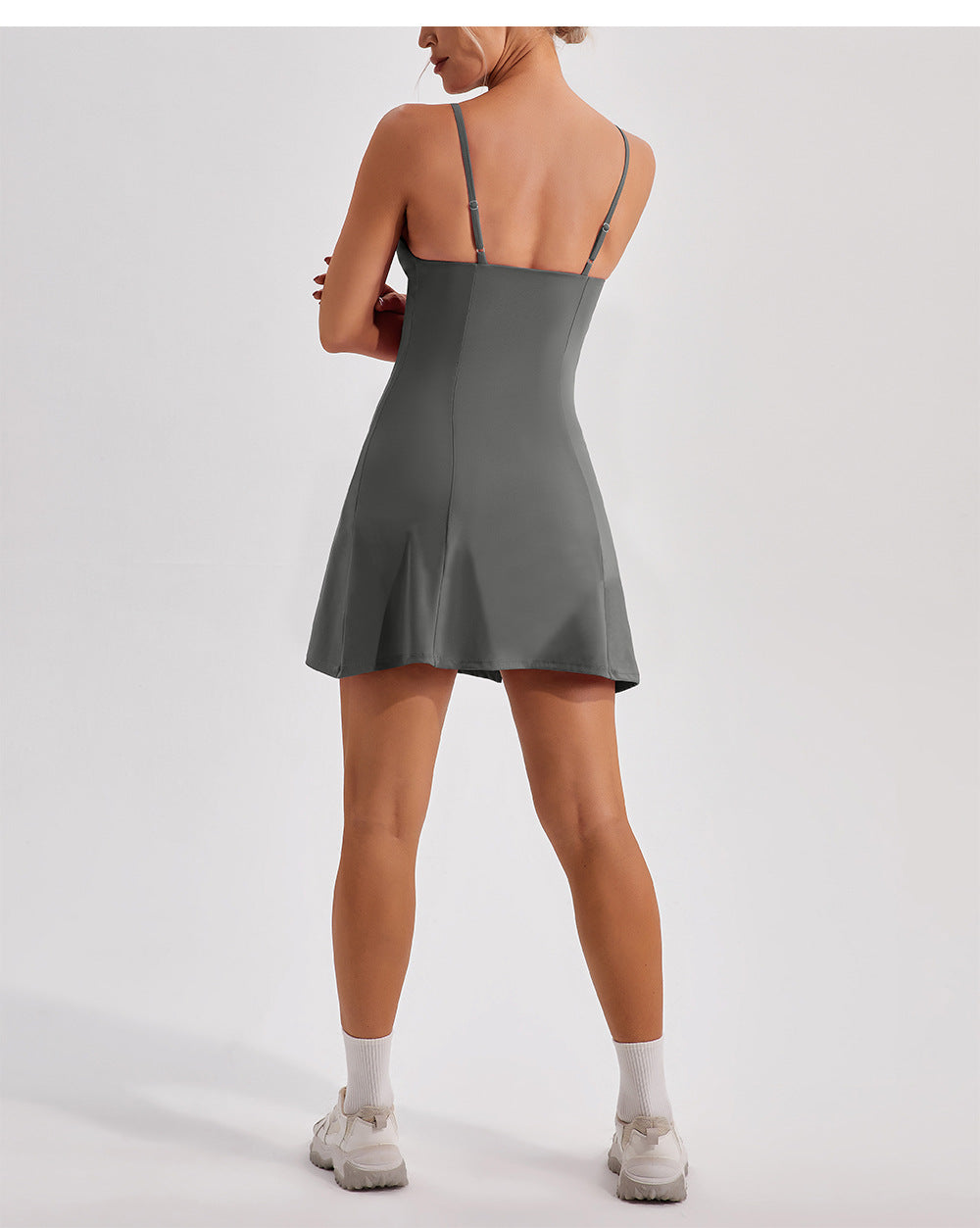Stilla | Piece Tennis Skirt Yoga Fitness Børstet Nude Feel Åndbar Løbeskørt