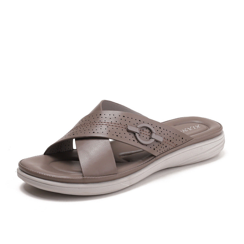 Dame Crosstrainer Pantoletten med ergonomisk fodbede design Stilla