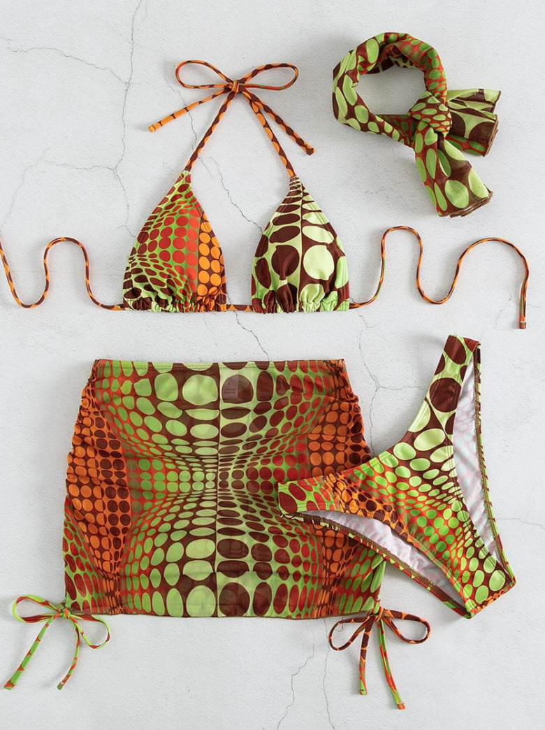 Dame Bikini-sæt med innovativt snit og legende design Stilla