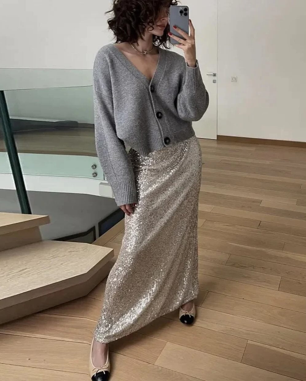 Stilla | Elegant Split Elastisk Lige Lang Nederdel
