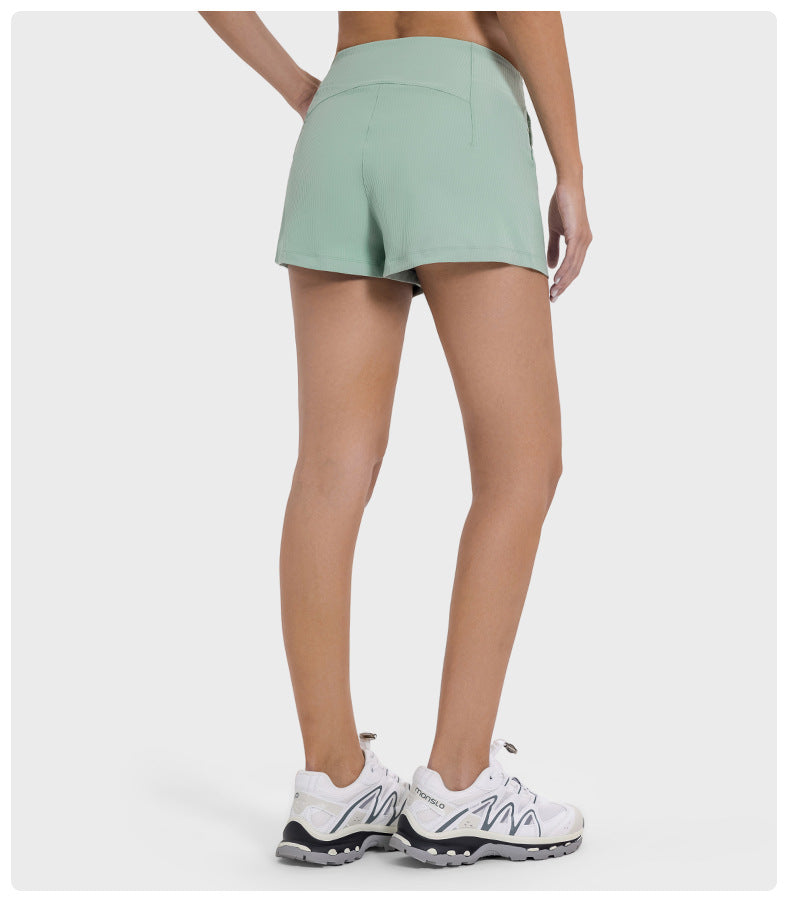 Stilla | Elastiske Åndbare Tråd Yoga Shorts Til Kvinder Behagelige Sport Fitness Bukser